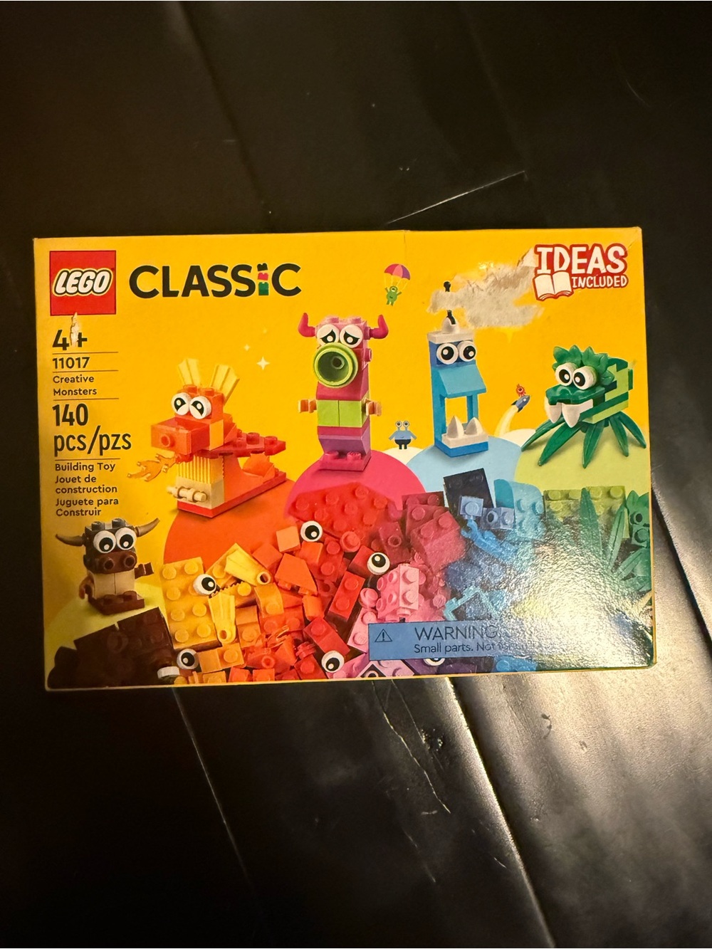 LEGO Set Classic Creative Monsters Building Toy 11017 140 Pieces Colorful New